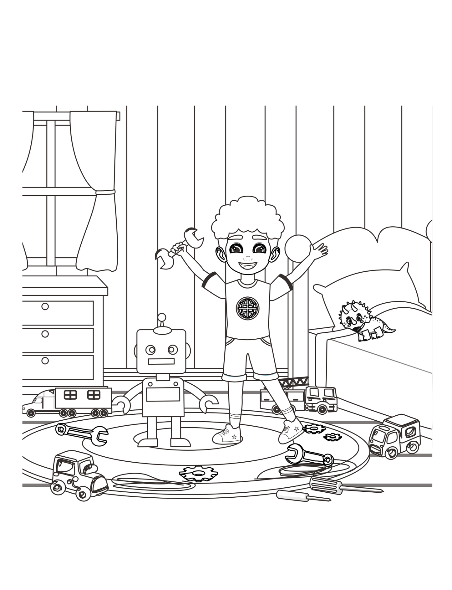 Billy Builds the Future: Coloring and Activity Book